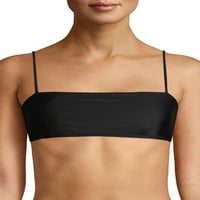 No Boundaries ' Solid Bandeau Bikini Kupaći Top