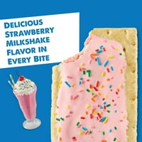 Pop-tarts Frosted Strawberry Mlečni kolač Instant doručak Toster peciva, OZ, Brojač