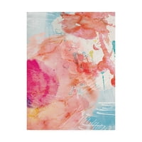 Zaštitni znak likovne umjetnosti 'apstraktna tirkizno ružičasta No. 1' umjetnost na platnu Louisa Duncana-on