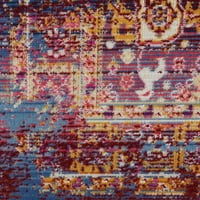 Nourison Vintage Kashan perzijski crveni multikolor 2 '6' tepih za područje