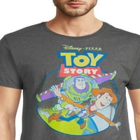 Toy Story Muška Buzz i Woody skine grafičku majicu sa kratkim rukavima