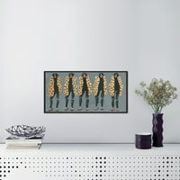 Cheetah i Jeans Floater uramljeni slikarski ispis na platnu