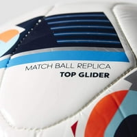 adidas Top Glider fudbalska Lopta, Veličina 5, plava, crvena i bijela