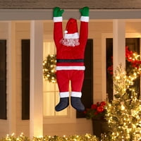 Holiday Time Božić dekor Hanging Santa po Gemmy Industries