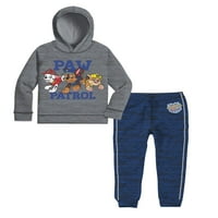 Paw Patrol Dječji Pulover Hoodie & Snimljeni Jogger Outfit Set, 2 Komada