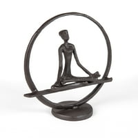 Danya B. Joga Meditacija Circle Girove Gvozdena skulptura