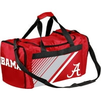 Forever Collectibles - NCAA Univerzitet Alabama Crimson Tide border Stripe Duffle torba