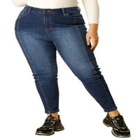 Jedinstvene povoljne ženske uske traperice, oprane srednje veličine, rastezljive i rastezljive