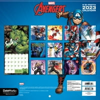 Trendovi Međunarodni Marvel Avengers Zidni Kalendar I Magnetni Okvir