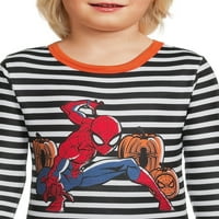 Marvel Boys Spiderman Set Pidžame Za Noć Vještica, 2 Komada, Veličine 4-10