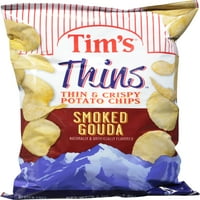 7. Oz Tim's Thins dimljeni čips od krompira Gauda
