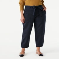Besplatne montažne ženske pantalone sa visokim pojasom, 26 unutrašnji šav za redovne, veličine 0-18