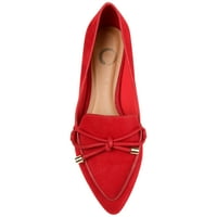 Brinley Co. Womens Bow i Tassel Accent Loafer Stan
