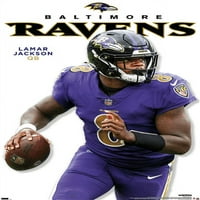 Baltimore Ravens - Lamar Jackson značajki zidni poster, 22.375 34