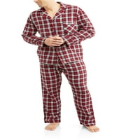Hanes muški flanel pidžama Set