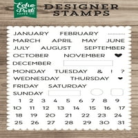 Echo Park Marke -Calendar Essentials