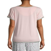 Tajno blago Essentials ženska i ženska Plus posada vrat Sleepwear Top