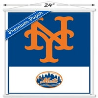 New York Mets-Logo zidni Poster sa magnetnim okvirom, 22.375 34