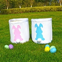 Sklopivi poklon torba Cartooon Poliester Pamuk Jednostavni za nošenje Uskrs Rabbit Poklon Košarica Party