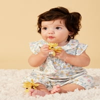 Little Star Organic Baby Girls 2pk kombinezoni, veličina novorođenčad-mjeseci