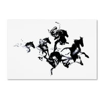 Zaštitni znak likovne umjetnosti' crni konji ' platnena Umjetnost Roberta Farkasa