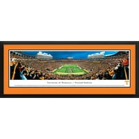 Tennessee volonteri Fudbal-Power Tat Neyland Stadium - Blakeway panorame NCAA College Print sa Deluxe okvirom i dvostrukom prostirkom