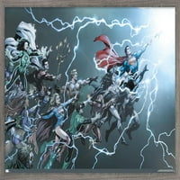Comics - League Justice - Rebirth zidni poster, 22.375 34 uokviren