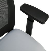 Basenska zadaća stolica s podesivom visinom, LBS. Kapacitet, siva