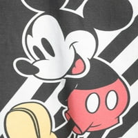 Disney Mickey Mouse muške i velike muške grafičke grafičke dugačke rukave, Disneyjeve majice