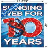Marvel Spider-Man - Sretan 10. rođendan zidni poster, 22.375 34