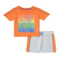 Paw Patrol Baby and Todder Boy grafička majica i kratkim hladnjacima Set od outfita, 2-komad, veličine 12m-5t