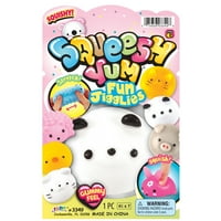 Ja-Ru Squeesh Yum zabava Jigglies novost igračka - - miješanih likova i boja - svaki se prodaje zasebno