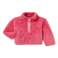Čudesna nacija za bebe i toddler Sherpa pulover jakne, veličine 12m-5t