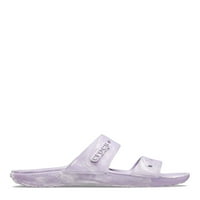 Crocs Unise Classic Mramorirana Slajd Sandala S Dvije Trake