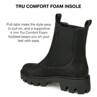 Kolekcija Journee Womens Ivette Tru Comfort Foam Pull On Block Heel Booties