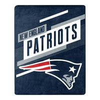 Nova Engleska Patriots NFL pokret svileni pokrivač za bacanje na dodir, 55 70