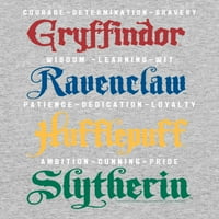 Harry Potter Boys Hogwarts House Grafička Majica, 2 Pakovanja, Veličine 4-18