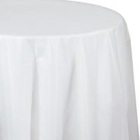 Dodir boje plastični pokrivač za stol 82 Oktni okrugli, jasan