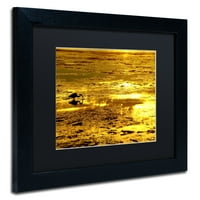 Zaštitni znak Likovna umjetnost kopač zlata umjetnost na platnu Beate Czyzowske Young, crni mat, crni okvir