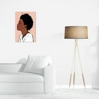 Wynwood Studio Canvas Styled Girl Fashion and Glam Portraits Wall Art Canvas Print Pink Light Pink 16x24