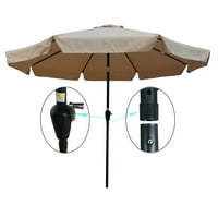 Irene Inevent konzolni kišobran pored bazena u dvorištu viseći suncobran UV zaštitni čelični stub vanjske potrepštine, Tip 1