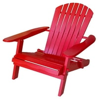 Leigh Country t Odražaj sklopivi na otvorenom adirondack stolica crvena