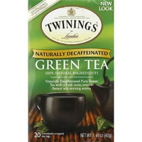 Twinings of London prirodno kesice zelenog čaja bez kofeina, 1. oz