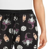 Disneyjeva noćna mora prije Božića ženske i ženske Plus Size grafičke Jogger pantalone