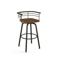 Amisco žustro u. Skretač za stolice - svijetlo smeđe Drvene tamno sive metal