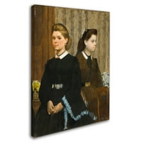 Zaštitni znak likovne umjetnosti' sestre Bellelli ' platnena Umjetnost Degasa
