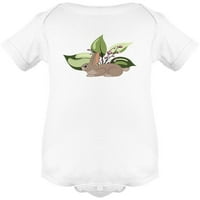 Slatka šuma zeko bunny Bodysuit -image -ight by Shutterstock, mjeseci