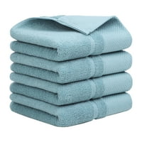 Jedinstveni set ručnika za upijanje ručnika od pamuka 14 x30 Saxe plava