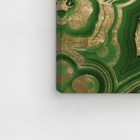 Wynwood Studio Abstract Wall Art Canvas Prints 'Dreaming A Emerald' Home Dekor, 24 16