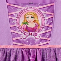 Rapunzel Disney Princeza Djevojke Fantazijska Haljina Pidžama Spavaćica, Veličine 4-8